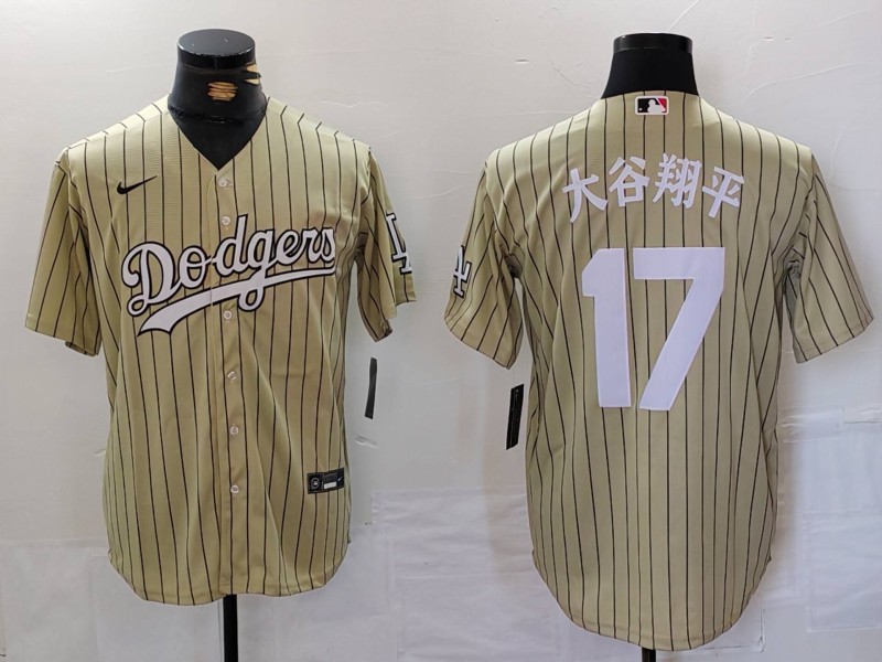 Men's Los Angeles Dodgers Shohei Ohtani #17 Gold Limited Jersey